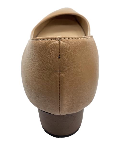 FABIO RUSCONI（ファビオルスコーニ）FABIO RUSCONI (ファビオルスコーニ) ヒールパンプス ブラウン サイズ:37　1/2の古着・服飾アイテム