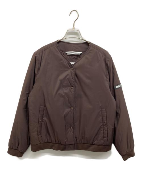 AIGLE（エーグル）AIGLE (エーグル) 撥水 インサレーションVネックジャケット ブラウン サイズ:40の古着・服飾アイテム