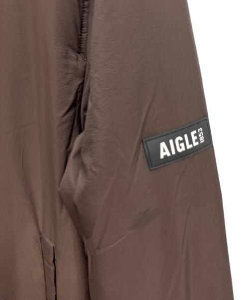 AIGLE（エーグル）AIGLE (エーグル) 撥水 インサレーションVネックジャケット ブラウン サイズ:40の古着・服飾アイテム