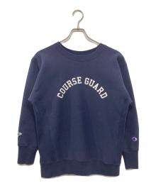 Champion REVERSE WEAVE×BEAMS GOLF（チャンピオン リバース ウィーブ×ビームスゴルフ）の古着「CGロゴクルーネックスウェット」｜ネイビー
