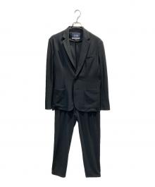 muta MARINE（ムータマリン）の古着「ストレッチメッシュセットアップ」｜ブラック