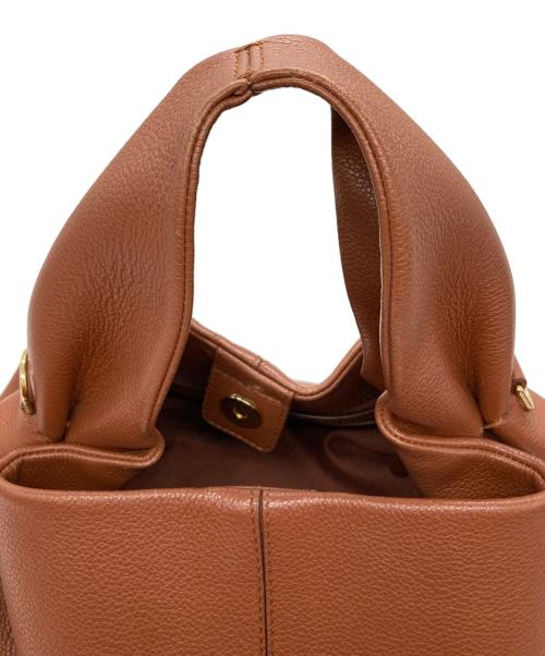 POLENE（ポレーヌ）POLENE (ポレーヌ) numero neuf/レザーハンドバッグ サンダルウッドの古着・服飾アイテム