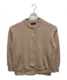 URBAN RESEARCH DOORS×URBAN RESEARCH DOORS（アーバンリサーチドアーズ×アーバンリサーチドアーズ）の古着「ハミルトンウールクルーネックカーディガン」｜ベージュ