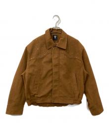 Lily Brown×ANNA SUI（リリーブラウン×アナスイ）の古着「バタフライスタッズブルゾン」｜ブラウン