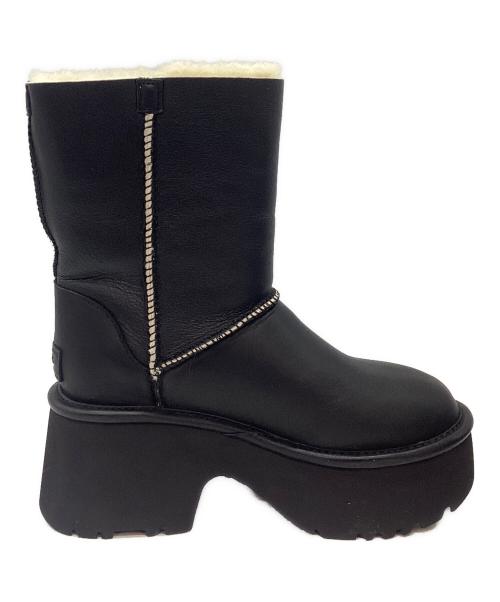 UGG（アグ）UGG (アグ) FRAY ID (フレイ アイディー) W ESMEE LEATHER BOOT ブラック サイズ:23cmの古着・服飾アイテム