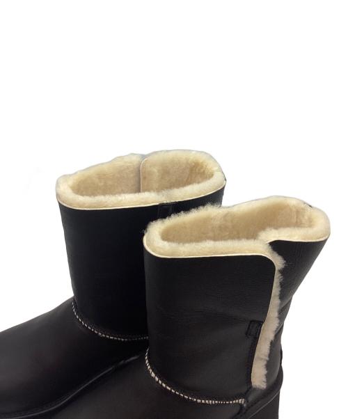 UGG（アグ）UGG (アグ) FRAY ID (フレイ アイディー) W ESMEE LEATHER BOOT ブラック サイズ:23cmの古着・服飾アイテム