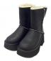 UGG（アグ）の古着「W ESMEE LEATHER BOOT」｜ブラック