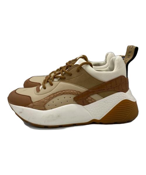 STELLA McCARTNEY（ステラマッカートニー）STELLA McCARTNEY (ステラマッカートニー) 厚底スニーカー ベージュ×ブラウン サイズ:38の古着・服飾アイテム