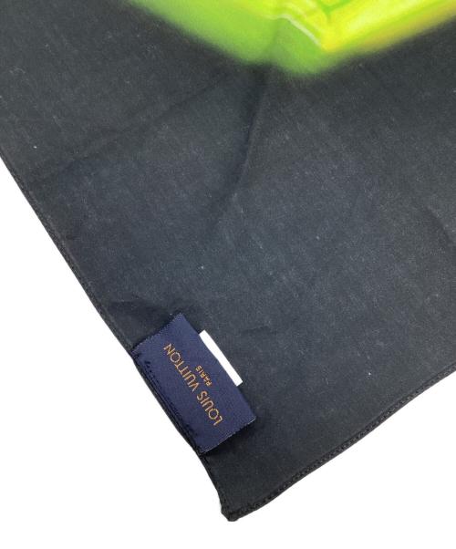 LOUIS VUITTON（ルイ ヴィトン）LOUIS VUITTON (ルイ ヴィトン) LV3Dバンダナスカーフ ブラックの古着・服飾アイテム