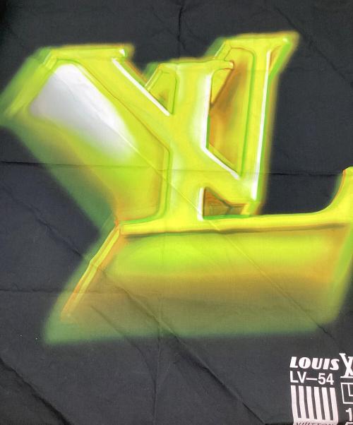 LOUIS VUITTON（ルイ ヴィトン）LOUIS VUITTON (ルイ ヴィトン) LV3Dバンダナスカーフ ブラックの古着・服飾アイテム