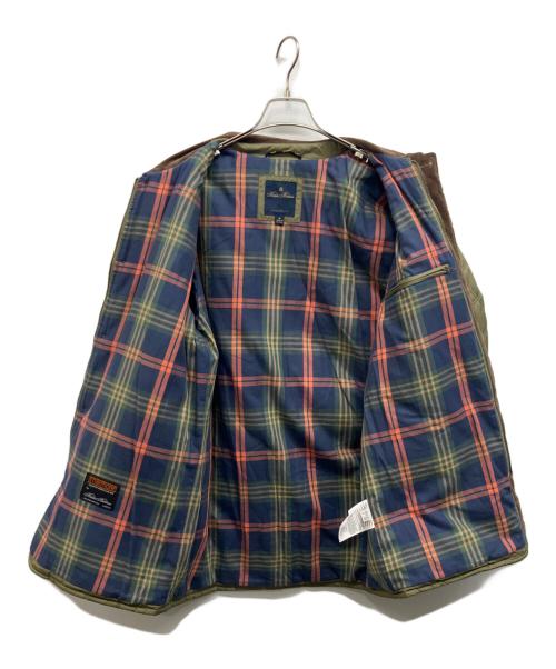 BROOKS BROTHERS（ブルックスブラザーズ）BROOKS BROTHERS (ブルックスブラザーズ) キルティング ウォーキングコート オリーブ サイズ:Mの古着・服飾アイテム