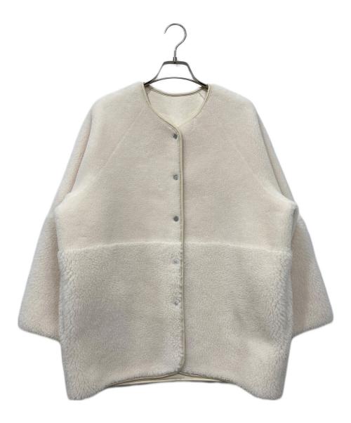 BEAUTY&YOUTH（ビューティーアンドユース）BEAUTY&YOUTH (ビューティーアンドユース) Boa × Faux Mouton Reversible JACKET/ボア×フェイクムートン リバーシブルジャケット アイボリー サイズ:Sの古着・服飾アイテム