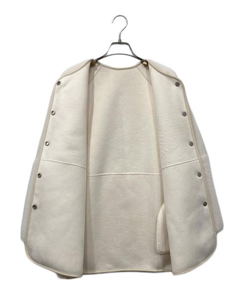 BEAUTY&YOUTH（ビューティーアンドユース）BEAUTY&YOUTH (ビューティーアンドユース) Boa × Faux Mouton Reversible JACKET/ボア×フェイクムートン リバーシブルジャケット アイボリー サイズ:Sの古着・服飾アイテム