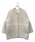 BEAUTY&YOUTH（ビューティーアンドユース）の古着「Boa × Faux Mouton Reversible JACKET/ボア×フェイクムートン リバーシブルジャケット」｜アイボリー