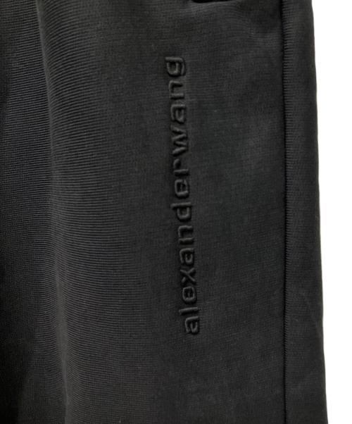 ALEXANDER WANG（アレキサンダー・ワン）ALEXANDER WANG (アレキサンダー・ワン) ロゴ刺繍スウェットパンツ 6CC324406 ブラック サイズ:Mの古着・服飾アイテム