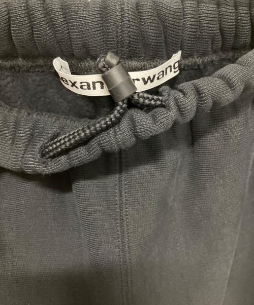 ALEXANDER WANG（アレキサンダー・ワン）ALEXANDER WANG (アレキサンダー・ワン) ロゴ刺繍スウェットパンツ 6CC324406 ブラック サイズ:Mの古着・服飾アイテム