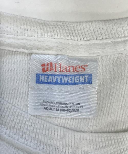Hanes（ヘインズ）Hanes (ヘインズ) プリントTシャツ ホワイト サイズ:Mの古着・服飾アイテム