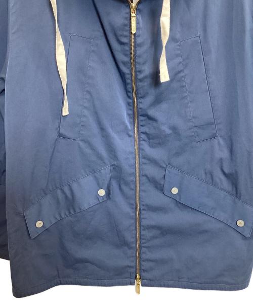BLAMINK（ブラミンク）BLAMINK (ブラミンク) コットンナイロンフーデッドパーカ ブルー サイズ:1の古着・服飾アイテム