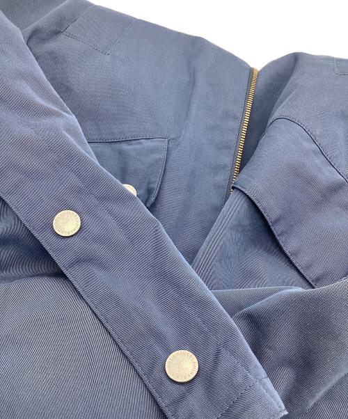 BLAMINK（ブラミンク）BLAMINK (ブラミンク) コットンナイロンフーデッドパーカ ブルー サイズ:1の古着・服飾アイテム