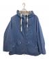BLAMINK（ブラミンク）の古着「コットンナイロンフーデッドパーカ」｜ブルー