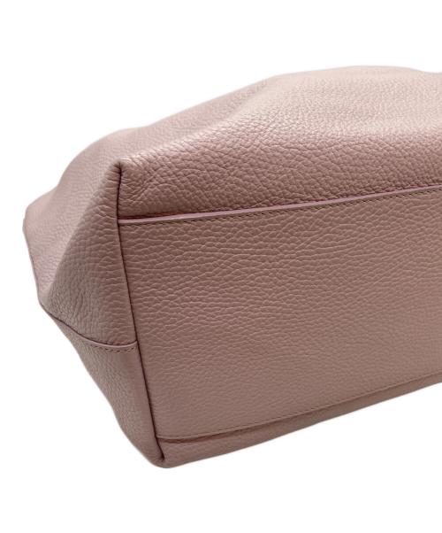 IACUCCI（イアクッチ）IACUCCI (イアクッチ) レザートートバッグ パープルの古着・服飾アイテム