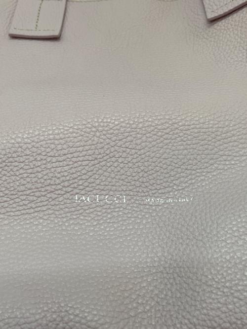 IACUCCI（イアクッチ）IACUCCI (イアクッチ) レザートートバッグ パープルの古着・服飾アイテム