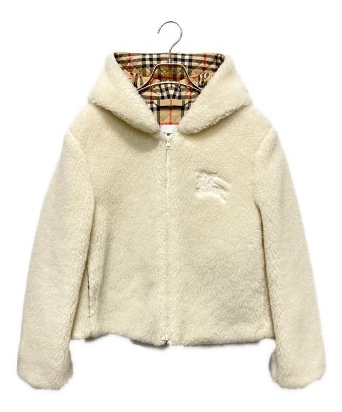 BURBERRY（バーバリー）BURBERRY (バーバリー) AUSTREL/ダウンボアジャケット オフホワイト サイズ:38の古着・服飾アイテム