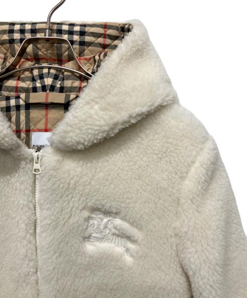 BURBERRY（バーバリー）BURBERRY (バーバリー) AUSTREL/ダウンボアジャケット オフホワイト サイズ:38の古着・服飾アイテム