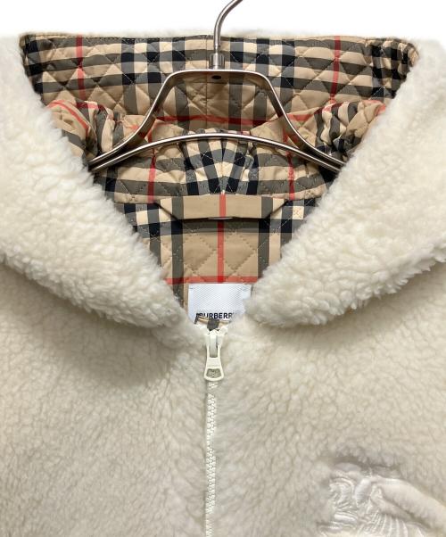 BURBERRY（バーバリー）BURBERRY (バーバリー) AUSTREL/ダウンボアジャケット オフホワイト サイズ:38の古着・服飾アイテム