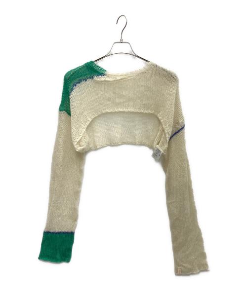 PAMM（パム）PAMM (パム) 海辺の一日のショートニット ベージュ サイズ:SIZEFREEの古着・服飾アイテム