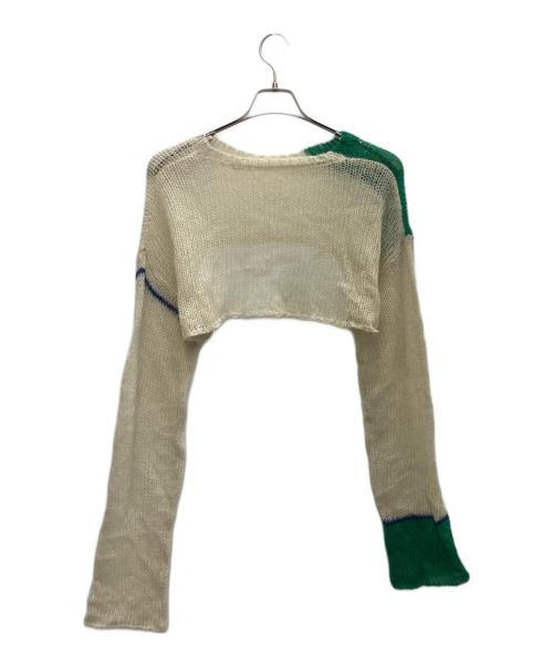 PAMM（パム）PAMM (パム) 海辺の一日のショートニット ベージュ サイズ:SIZEFREEの古着・服飾アイテム