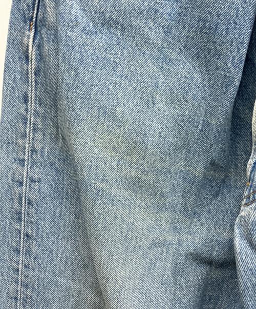 Mediam（ミディアム）Mediam (ミディアム) タックデニムパンツ インディゴ サイズ:28の古着・服飾アイテム