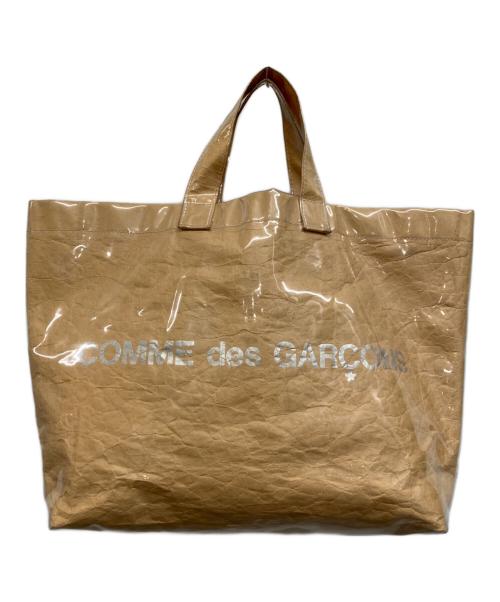 COMME des GARCONS（コムデギャルソン）COMME des GARCONS (コムデギャルソン) PVCトートバッグ ベージュ サイズ:下記参照の古着・服飾アイテム