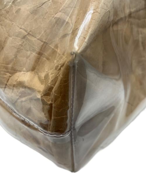 COMME des GARCONS（コムデギャルソン）COMME des GARCONS (コムデギャルソン) PVCトートバッグ ベージュ サイズ:下記参照の古着・服飾アイテム