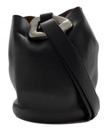 BOTTEGA VENETA（ボッテガベネタ）の古着「ドロップスモールバケットバッグ」｜ブラック