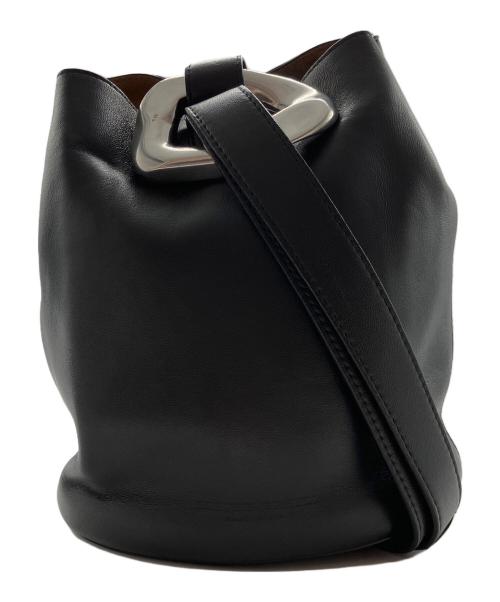 BOTTEGA VENETA（ボッテガベネタ）BOTTEGA VENETA (ボッテガベネタ) ドロップスモールバケットバッグ ブラックの古着・服飾アイテム