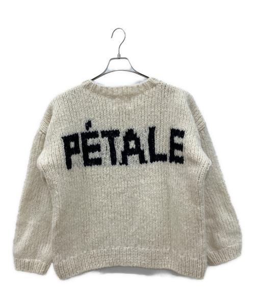 SLOBE IENA（スローブ イエナ）SLOBE IENA (スローブ イエナ) +81 BRANCA (ハチイチブランカ) ペルーニット ホワイト サイズ:FREEの古着・服飾アイテム