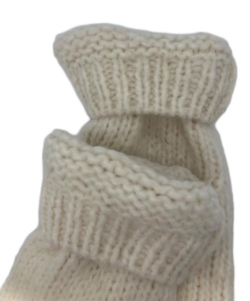 SLOBE IENA（スローブ イエナ）SLOBE IENA (スローブ イエナ) +81 BRANCA (ハチイチブランカ) ペルーニット ホワイト サイズ:FREEの古着・服飾アイテム