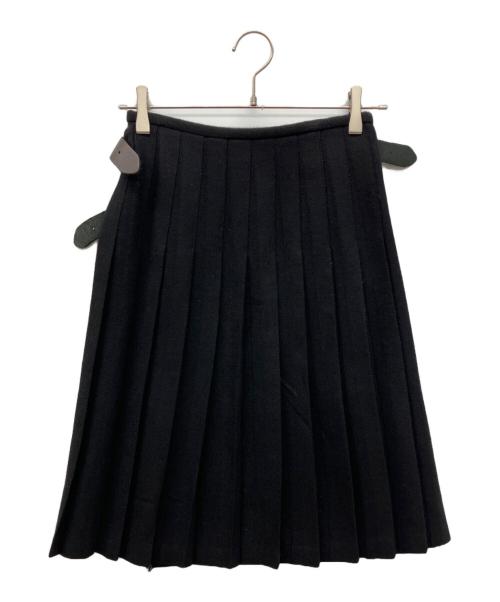 O'NEIL OF DUBLIN（オニールオブダブリン）O'NEIL OF DUBLIN (オニールオブダブリン) キルトスカート ブラック サイズ:40の古着・服飾アイテム