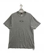 OAKLEYオークリー）の古着「90-00'sセンターロゴTシャツ」｜グレー
