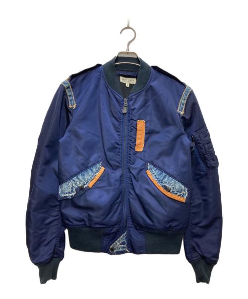 AVIREX TYPE BLUE（アヴィレックス タイプブルー）AVIREX TYPE BLUE (アヴィレックス タイプブルー) TYPE BLUE FLIGHT JACKET/タイプ ブルー フライト ジャケット ネイビー サイズ:Ⅿの古着・服飾アイテム