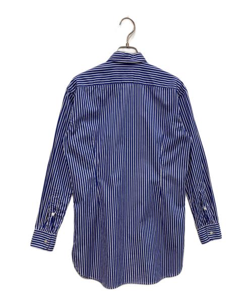 POLO RALPH LAUREN（ポロ・ラルフローレン）POLO RALPH LAUREN (ポロ・ラルフローレン) ストライプシャツ　 ブルーの古着・服飾アイテム