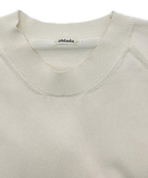 Oblada（オブラダ）Oblada (オブラダ) サマーニット ホワイト サイズ:freeの古着・服飾アイテム