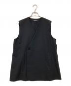 editionエディション）の古着「ウールトロピカル Vネックジレ」｜ブラック