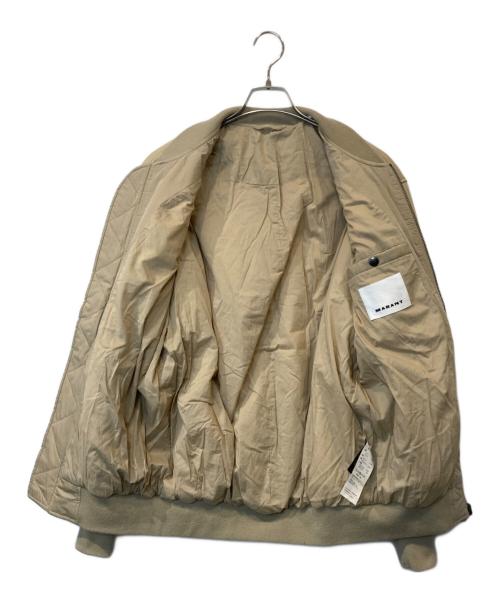 ISABEL MARANT（イザベルマラン）ISABEL MARANT (イザベルマラン) DONNYボンバージャケット　MA0148HA ベージュ サイズ:XSの古着・服飾アイテム