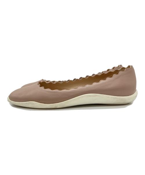 Chloe（クロエ）Chloe (クロエ) Lauren Runner ballerinas ベージュ サイズ:37 1/2の古着・服飾アイテム