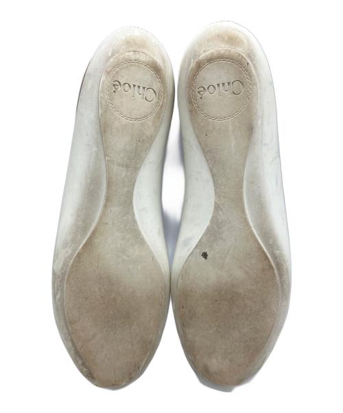 Chloe（クロエ）Chloe (クロエ) Lauren Runner ballerinas ベージュ サイズ:37 1/2の古着・服飾アイテム