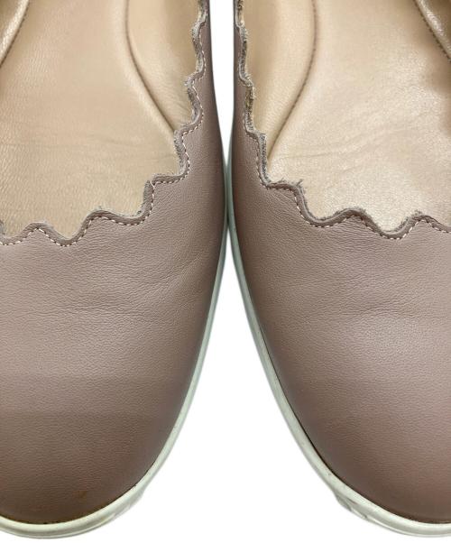 Chloe（クロエ）Chloe (クロエ) Lauren Runner ballerinas ベージュ サイズ:37 1/2の古着・服飾アイテム