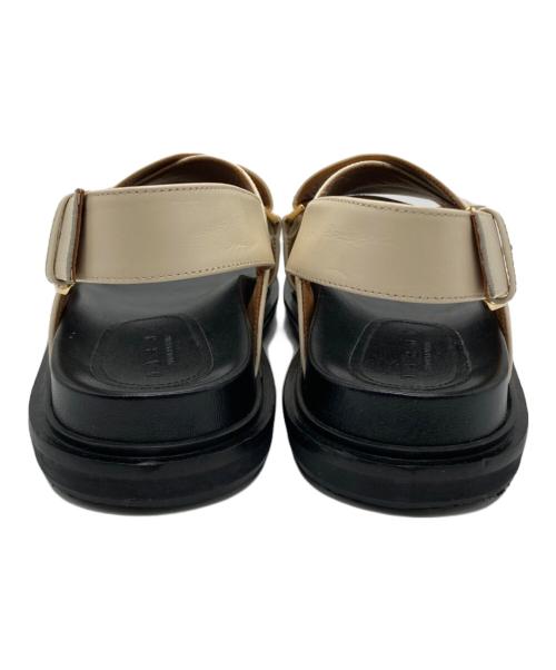 MARNI（マルニ）MARNI (マルニ) FUSSBETT CRISCROSS SANDAL アイボリー サイズ:38の古着・服飾アイテム