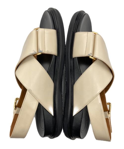 MARNI（マルニ）MARNI (マルニ) FUSSBETT CRISCROSS SANDAL アイボリー サイズ:38の古着・服飾アイテム